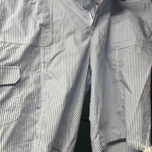 St. John's Bay Striped Bermuda Shorts